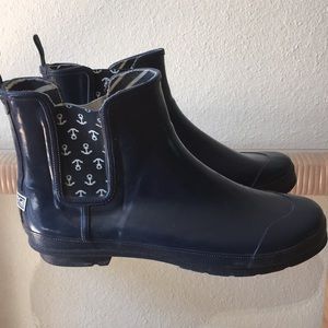 Women’s  Navy Sperry Top Sider Rainboots